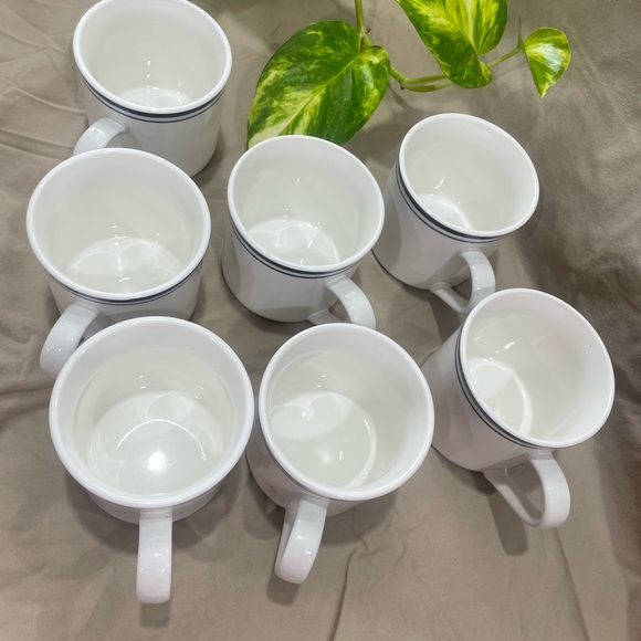 Totally Today Coffee cup Blue Dual Stripe - Picture 3 of 15